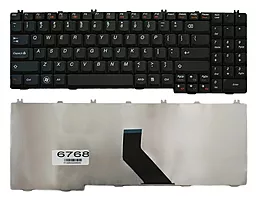 Клавиатура для ноутбука Lenovo IdeaPad B550 B560 G550 G550A G550M G550S G555 V560 US + наклейки 25-008405 черная