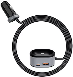 Автомобильное зарядное устройство XO CC29 35w PD 2xUSB-A/USB-C/tws ports car charger black