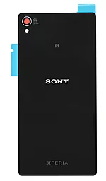 Задняя крышка корпуса Sony Xperia Z3 (D6603, D6633, D6643, D6653) со стеклом камеры Original Black
