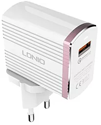 Сетевое зарядное устройство с быстрой зарядкой LDNio A1302Q Wall Charger QC3.0 18W + Micro USB Cable - миниатюра 3