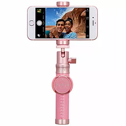 Моноподы, селфи-палки Momax Selfie Pro Bluetooth Selfie Pod 90cm Rose Gold (KMS4L2) - фото Моноподы, селфи-палки Momax Selfie Pro Bluetooth Selfie Pod 90cm Rose Gold (KMS4L2)
