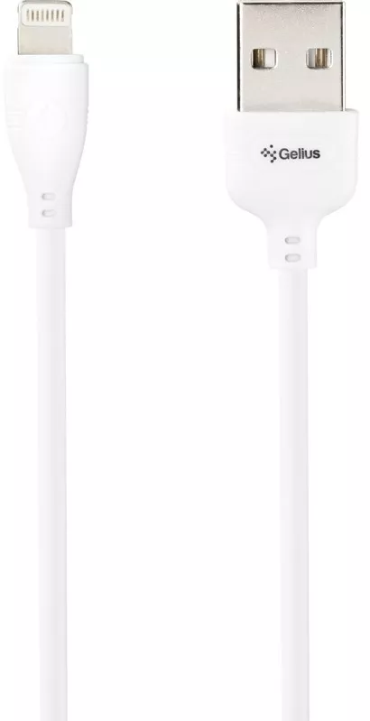 Кабель Gelius Pro WineGlass USB-A - Lightning 12w 2.4a 1м cable White - фото 1