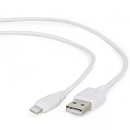 Кабель Cablexpert USB-A - Lightning 12w 2.4a 1м cable White (CC-USB2-AMLM-W-1M) - фото Кабель Cablexpert USB-A - Lightning 12w 2.4a 1м cable White (CC-USB2-AMLM-W-1M)