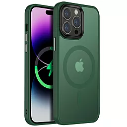 Чехол Epik Metal Buttons with MagSafe Colorful для Apple iPhone 12 Pro / 12 Green