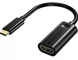Видео переходник (адаптер) Choetech USB Type-C - HDMI v2.0 4k 30hz 0.15m black (HUB-H04) - миниатюра 3