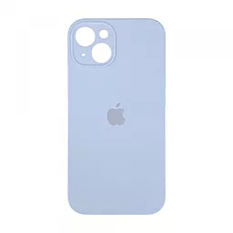 Чехол Silicone Case Full Camera for Apple IPhone 14 Plus light blue