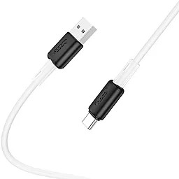 Кабель Hoco X48 Soft Silicone USB-A - Type-C 15w 3a 1м cable White - миниатюра 3 Кабель Hoco X48 Soft Silicone USB-A - Type-C 15w 3a 1м cable White - миниатюра 3