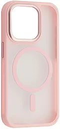 Чехол 1TOUCH New Matte with MagSafe для Apple iPhone 13 Pro Max Pink - фото Чехол 1TOUCH New Matte with MagSafe для Apple iPhone 13 Pro Max Pink