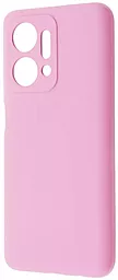 Чохол Wave Full Silicone Cover для Honor X7a Pink Sand