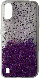 Чехол 1TOUCH Fashion popsoket Samsung A015 Galaxy A01 Violet