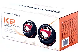 Колонки акустичні Smartfortec К-2 USB Black/Red - мініатюра 3