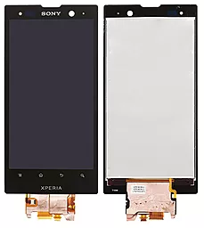 Дисплей Sony Xperia Ion (LT28h, LT28i) з тачскріном, оригінал, Black