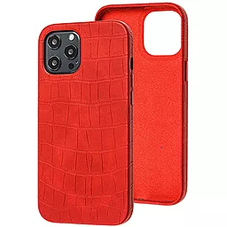 Чохол Epik Croco Leather Apple iPhone 12 Pro Max (6.7") Red