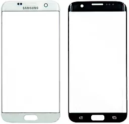 Корпусне скло дисплея Samsung Galaxy S7 Edge G935 (з OCA плівкою) (original) White