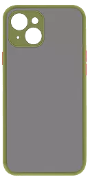 Чехол MAKE Apple iPhone 13 Frame (Matte PC+TPU)  Green