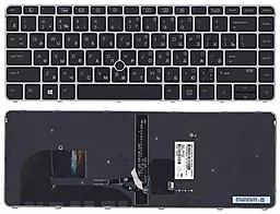 Клавиатура для ноутбука HP Elitebook 745 G3 Black с указателем  Black