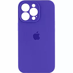 Чехол Silicone Case Full Camera для Apple iPhone 15 Pro Max Dark Purple