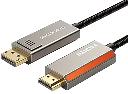 Видеокабель DisplayPort - HDMI v2.1 8k 60hz 2m gray (CD36L) Cabletime - фото Видеокабель DisplayPort - HDMI v2.1 8k 60hz 2m gray (CD36L) Cabletime