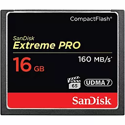 Карта памяти SanDisk Compact Flash 16GB eXtreme Pro 1067X UDMA7 (SDCFXPS-016G-X46)