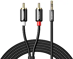 Аудио кабель Ugreen AV116 Aux mini Jack 3.5 мм - 2xRCA M/M сable 5 м black (10591) - фото Аудио кабель Ugreen AV116 Aux mini Jack 3.5 мм - 2xRCA M/M сable 5 м black (10591)