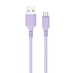 Кабель ColorWay USB-A - micro USB 12w 2.4a 1м cable Purple (CW-CBUM044-PU) - фото Кабель ColorWay USB-A - micro USB 12w 2.4a 1м cable Purple (CW-CBUM044-PU)
