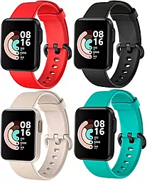 Набор сменных ремешков для умных часов 4 Colors Set для Xiaomi Mi Watch Lite (706495) Multicolor