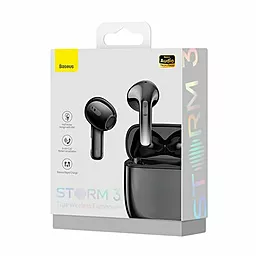 Наушники Baseus Storm 3 Black - миниатюра 5