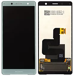 Дисплей Sony Xperia XZ2 Compact (H8314, H8324, SO-05K) с тачскрином, оригинал, Green - фото Дисплей Sony Xperia XZ2 Compact (H8314, H8324, SO-05K) с тачскрином, оригинал, Green