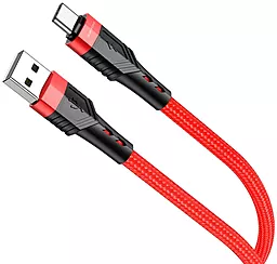 Кабель Borofone BU35 USB-A - Type-C 15w 3a 1.2м cable Red - фото Кабель Borofone BU35 USB-A - Type-C 15w 3a 1.2м cable Red