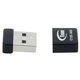 Флешка Team 8GB C12G USB 2.0 (TC12G8GB01) Black - мініатюра 3