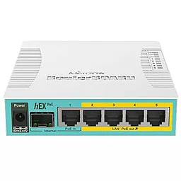 Маршрутизатор Mikrotik hEX PoE (RB960PGS) - фото Маршрутизатор Mikrotik hEX PoE (RB960PGS)