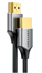 Відеокабель Vention Ultra Thin HDMI v2.0 4k 60hz 2m gray (ALEHH) - мініатюра 5
