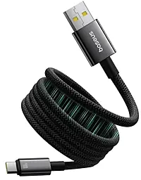 Кабель Baseus New Braided USB-A - Type-C 100w 5a 1м PD cable Black (E0426W01) - фото Кабель Baseus New Braided USB-A - Type-C 100w 5a 1м PD cable Black (E0426W01)