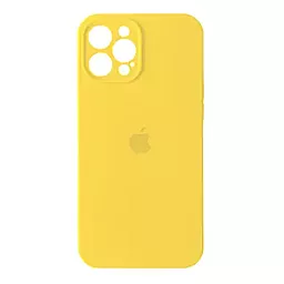 Чехол Silicone Case Full Camera for Apple IPhone 13 Pro Yellow