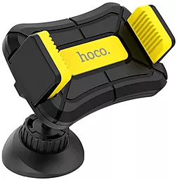 Держатель Hoco CA43 Travel Spirit Car Holder Black/Yellow - фото Держатель Hoco CA43 Travel Spirit Car Holder Black/Yellow