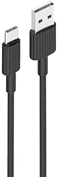 Кабель USB XO NB156 2.4A USB Type-C Cable Black