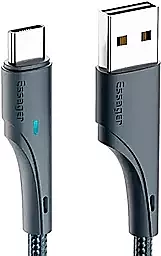 USB Кабель Essager Rousseau 15w 3A 3m USB Type-C cable black (EXCT-LSC01)