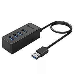 USB хаб (концентратор) Orico 4 Port USB3.0 Black (W5P-U3-100-BK-PR)