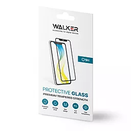 Защитное стекло Walker Full Glue для Xiaomi Redmi 12C black