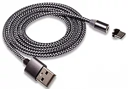 Кабель USB Walker C590 Magnetic USB Type-C Cable Gray