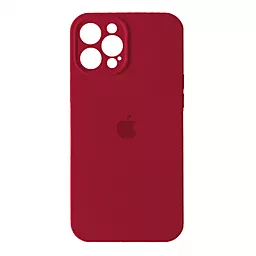 Чехол Silicone Case Full Camera для Apple iPhone 12 Pro Max Rose