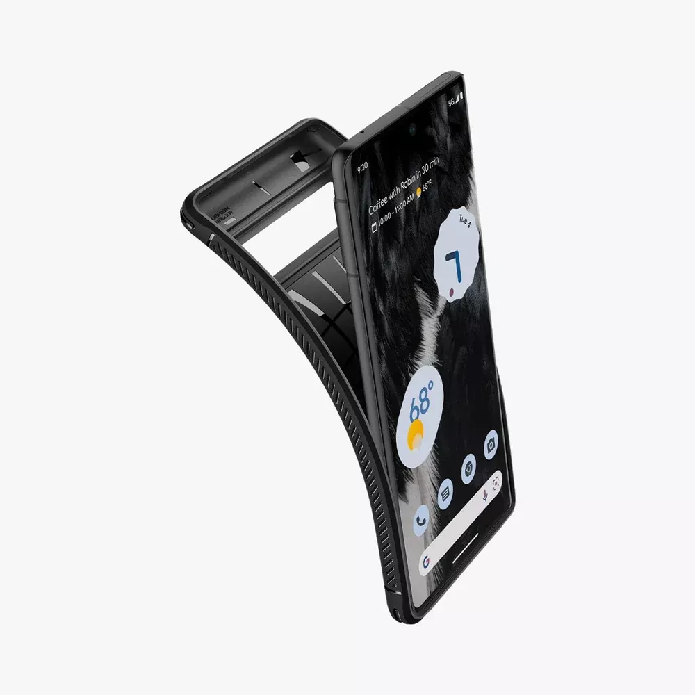 Чехол Spigen Rugged Armor для Google Pixel 7 Matte Black (ACS04698) - фото 2