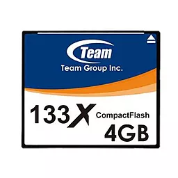 Карта пам'яті Team Compact Flash 4GB 133x (TCF4G13301) - фото Карта пам'яті Team Compact Flash 4GB 133x (TCF4G13301)