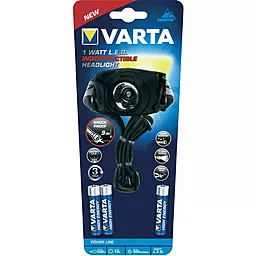 Ліхтарик Varta Indestructible Head Light LED 1W 3AAA (17731101421) - мініатюра 2