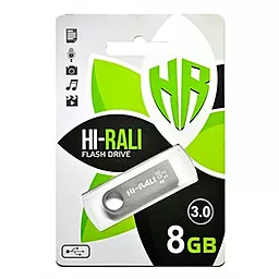 Флешка Hi-Rali Shuttle Series 8GB USB 3.0 (HI-8GB3SHSL) Silver