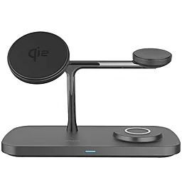 Беспроводная док-станция Proove Magnetic Field Pro 3-in-1 15w wireless charger black (WSMP15002001) - фото Беспроводная док-станция Proove Magnetic Field Pro 3-in-1 15w wireless charger black (WSMP15002001)