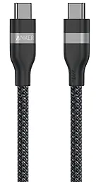 Кабель Anker A82E2 USB Type-C - Type-C 240w 5a 1.8м PD cable Black (A82E2H12) - фото Кабель Anker A82E2 USB Type-C - Type-C 240w 5a 1.8м PD cable Black (A82E2H12)