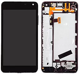 Дисплей Microsoft Lumia 650 (RM-1150) с тачскрином и рамкой, оригинал, Black
