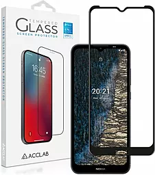 Захисне скло ACCLAB Full Glue для Nokia C10/C20 Black (1283126512308)
