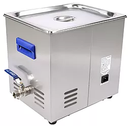Ультразвукова ванна Jeken TUC-100 (10Л, 240Вт, 40кГц, підігрів 60℃, таймер 1-99хв., регулювання потужності, спуск рідини) - мініатюра 7
